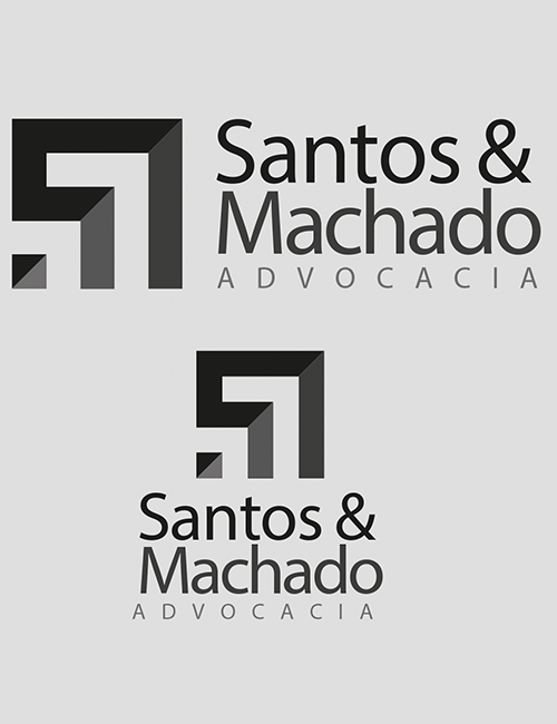 Logo desenvolvida para Santos & Machado Advocacia